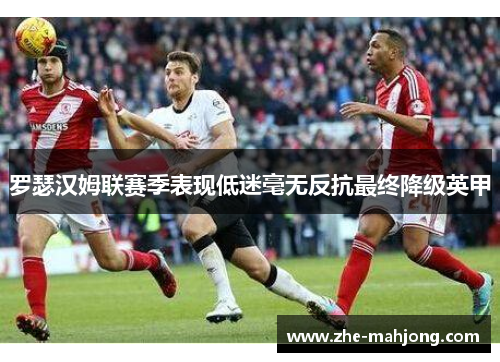 罗瑟汉姆联赛季表现低迷毫无反抗最终降级英甲